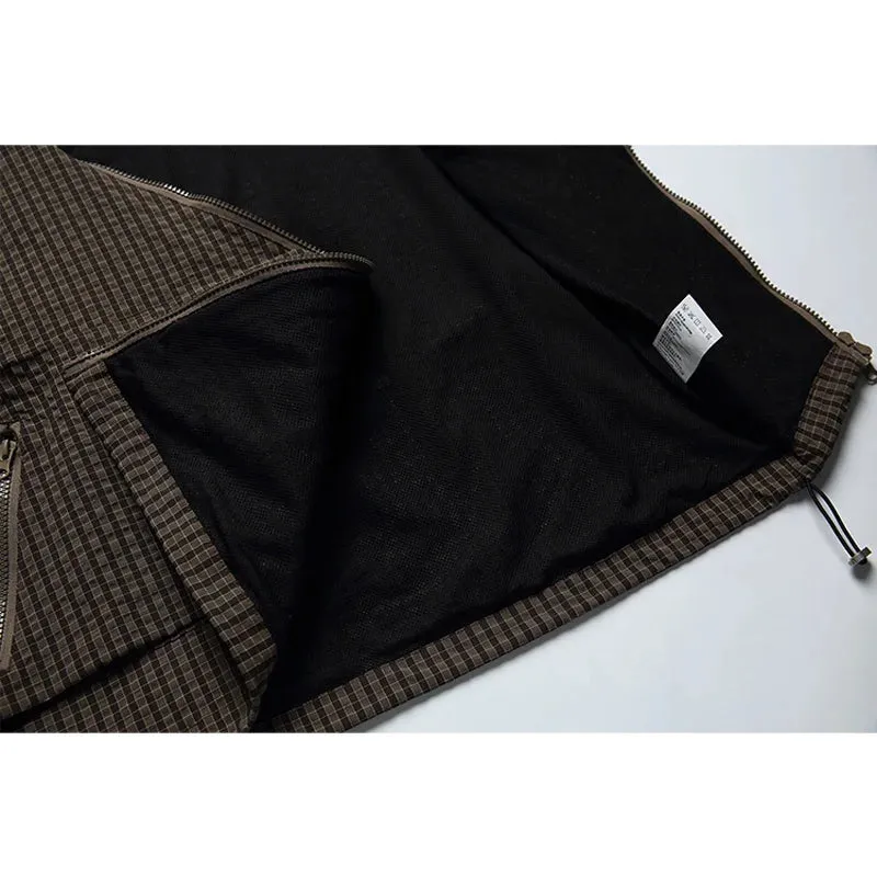 Plaid Hooded Jacket