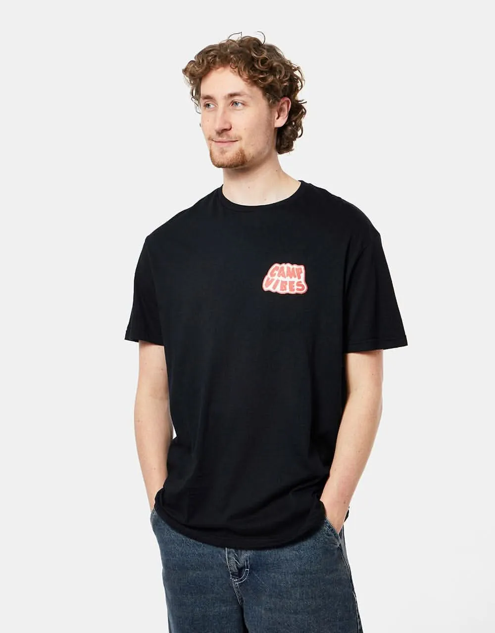 Poler Man Wolf T-Shirt - Black