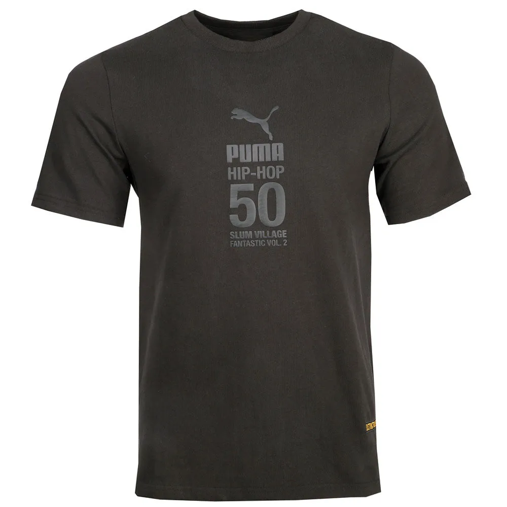Puma X Slum Village Graphic Crew Neck Short Sleeve T-Shirt