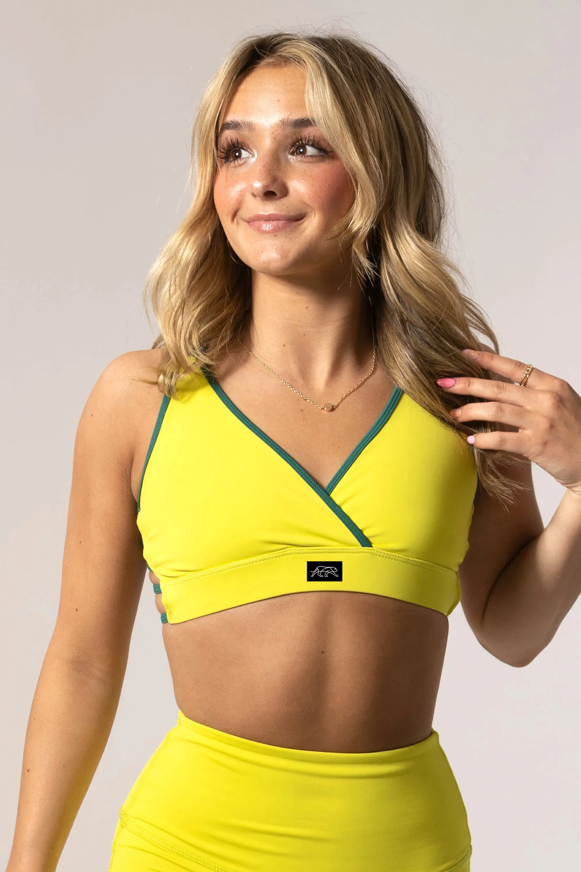 River Crop Top - Key Lime - FINAL SALE