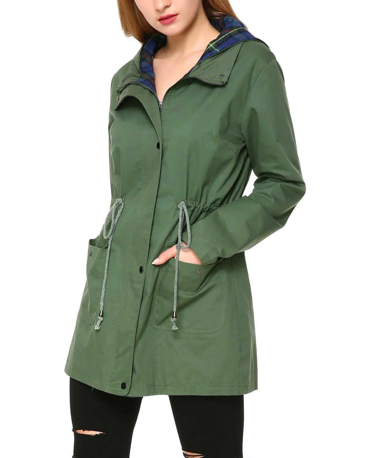Sidiou Group Women's Versatile Hoodie Drawstring jackets