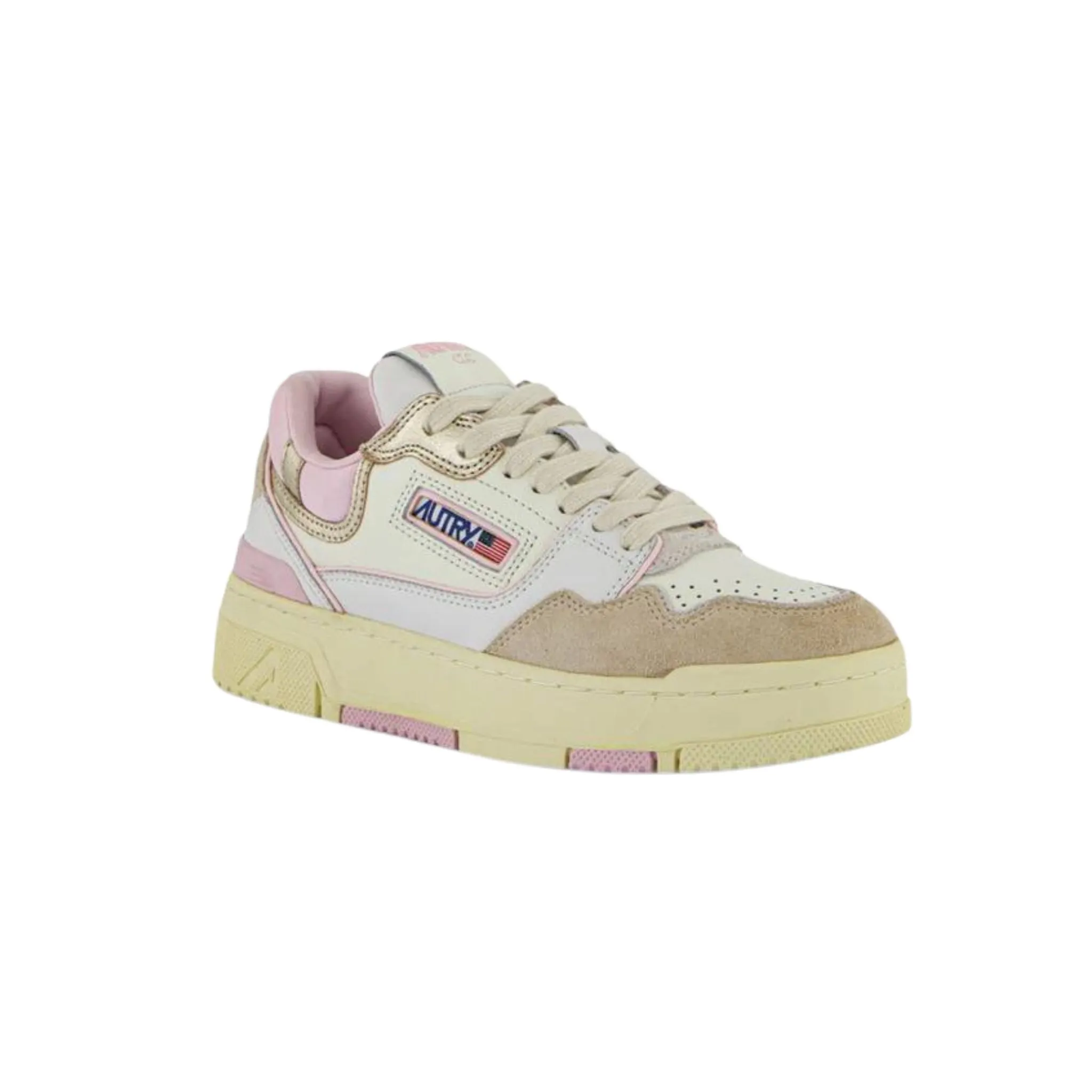 Sneakers Donna CLC scamosciata rosa