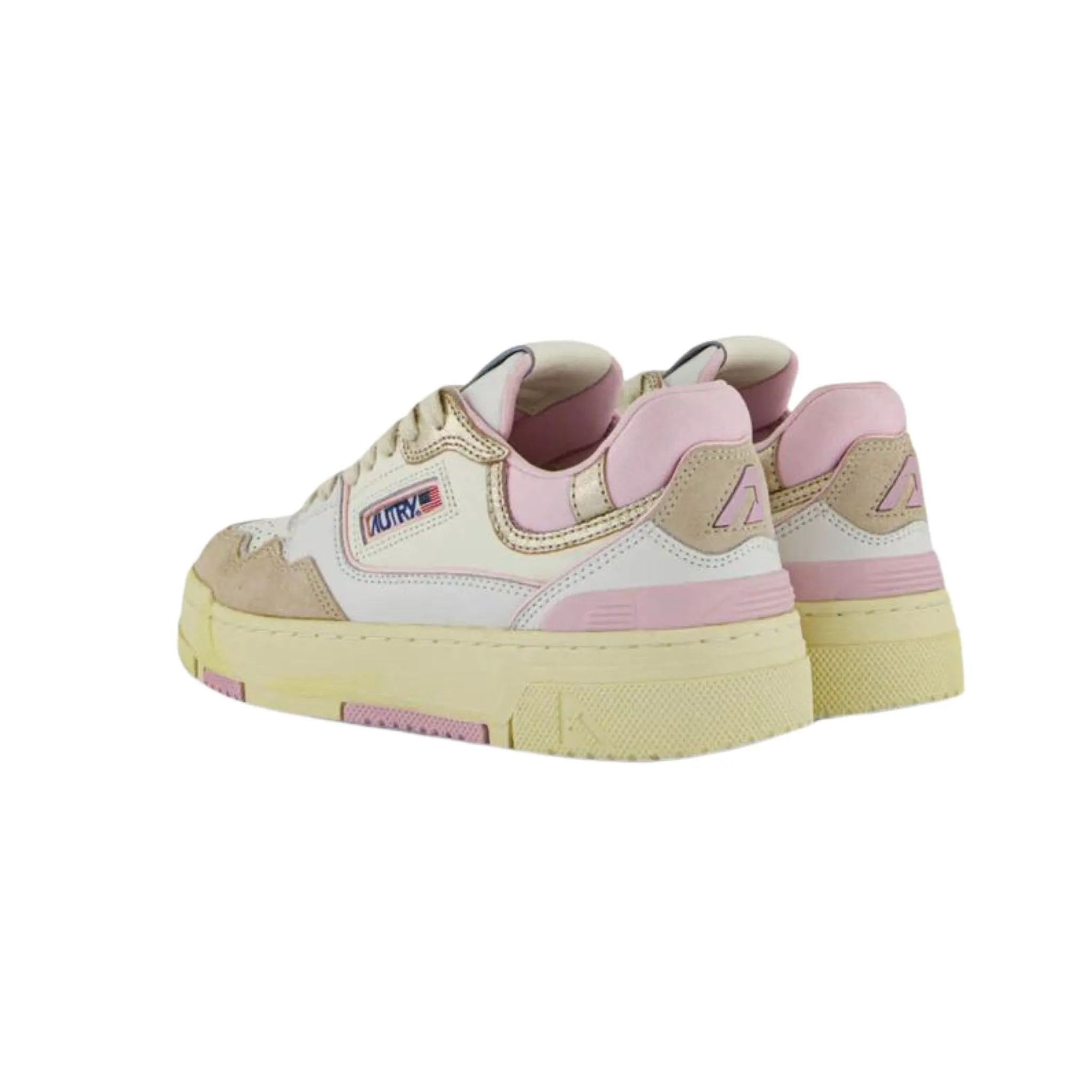 Sneakers Donna CLC scamosciata rosa
