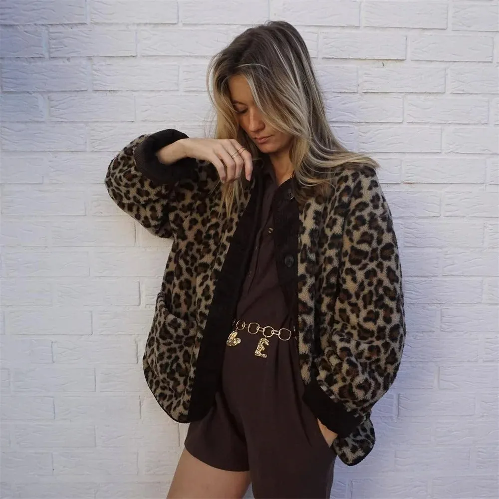 Sofia - Manteau Léopard Femme