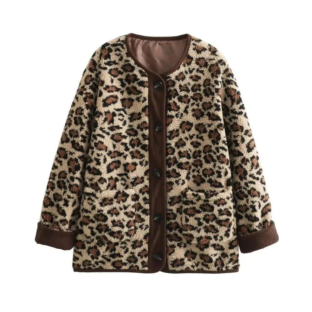 Sofia - Manteau Léopard Femme