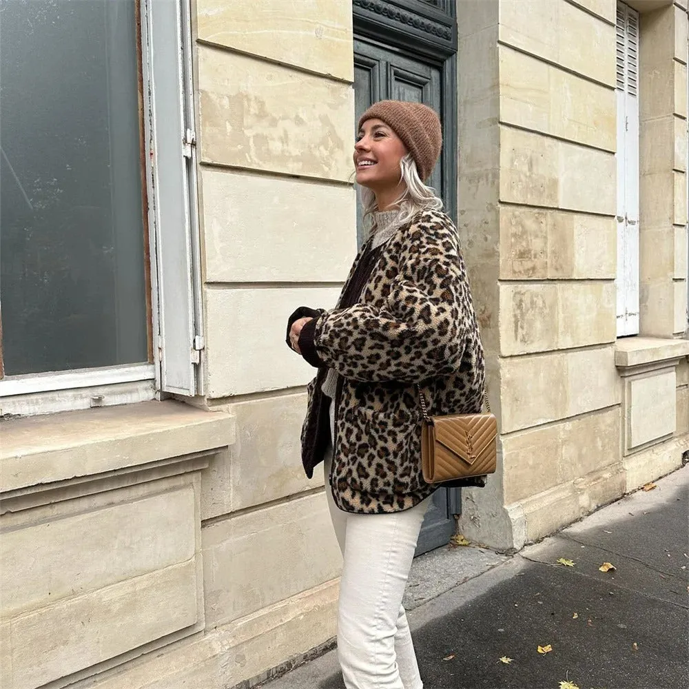 Sofia - Manteau Léopard Femme