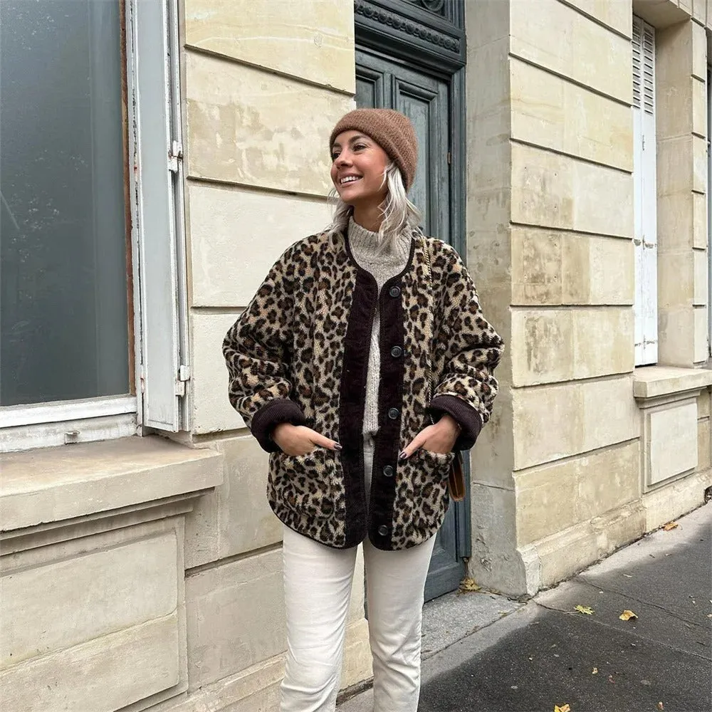 Sofia - Manteau Léopard Femme