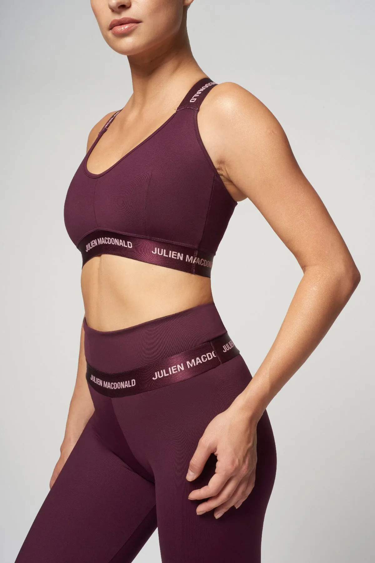 St Tropez Leggings Burgundy