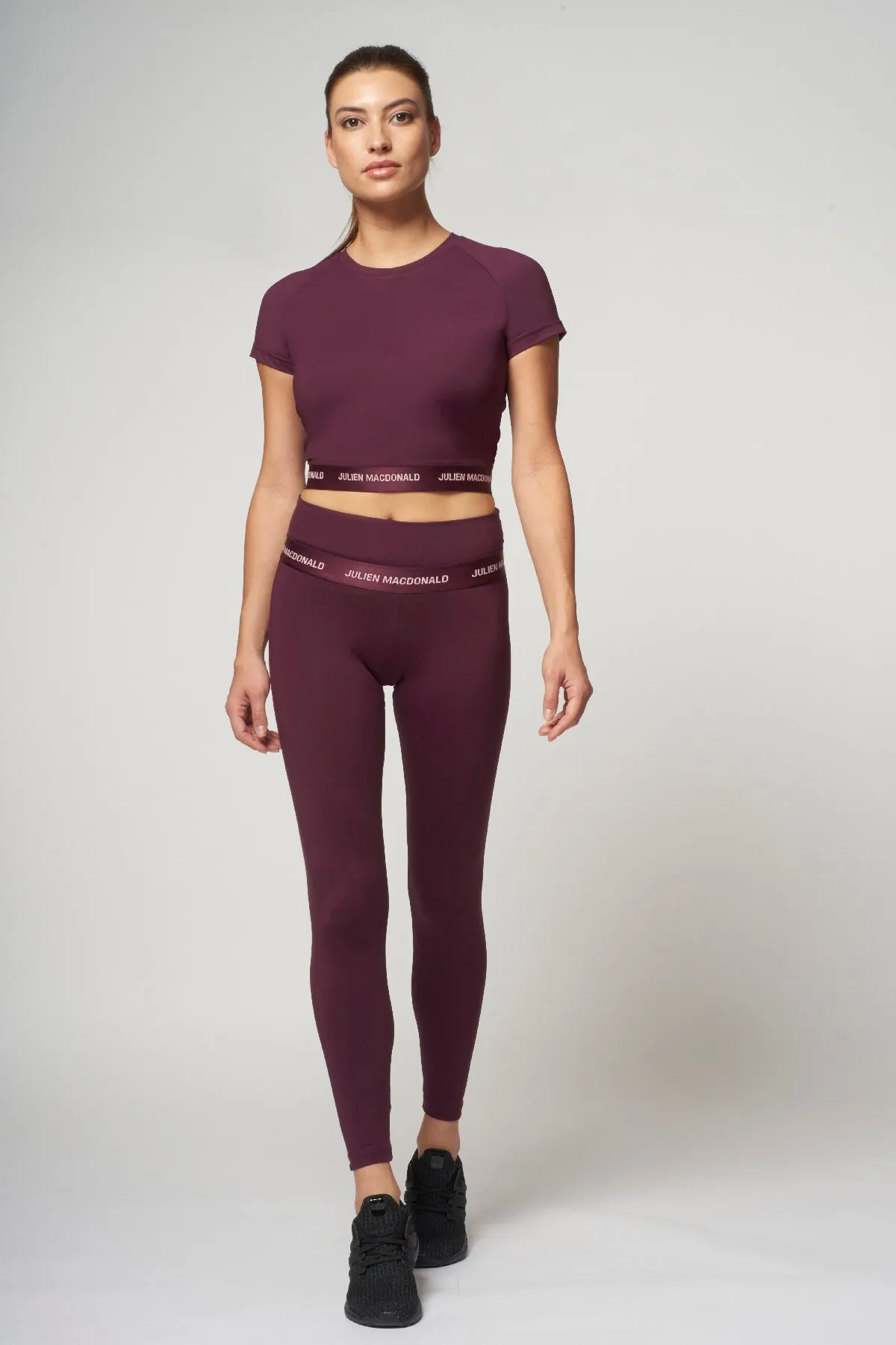 St Tropez Leggings Burgundy