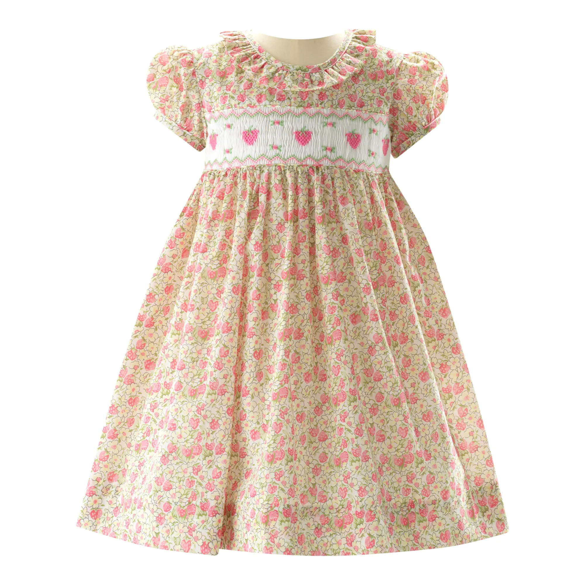 Strawberry Smocked Dress & Bloomers