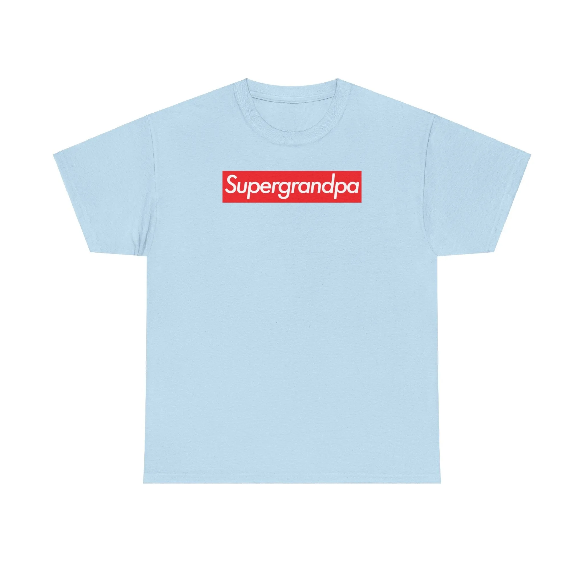 Supergrandpa Unisex Heavy Cotton Tee Shirt T-shirt super Inspired Funny Grandfather Grandpa Appreciation Gift For Grandfathers Thank You Thankful Birthday Christmas