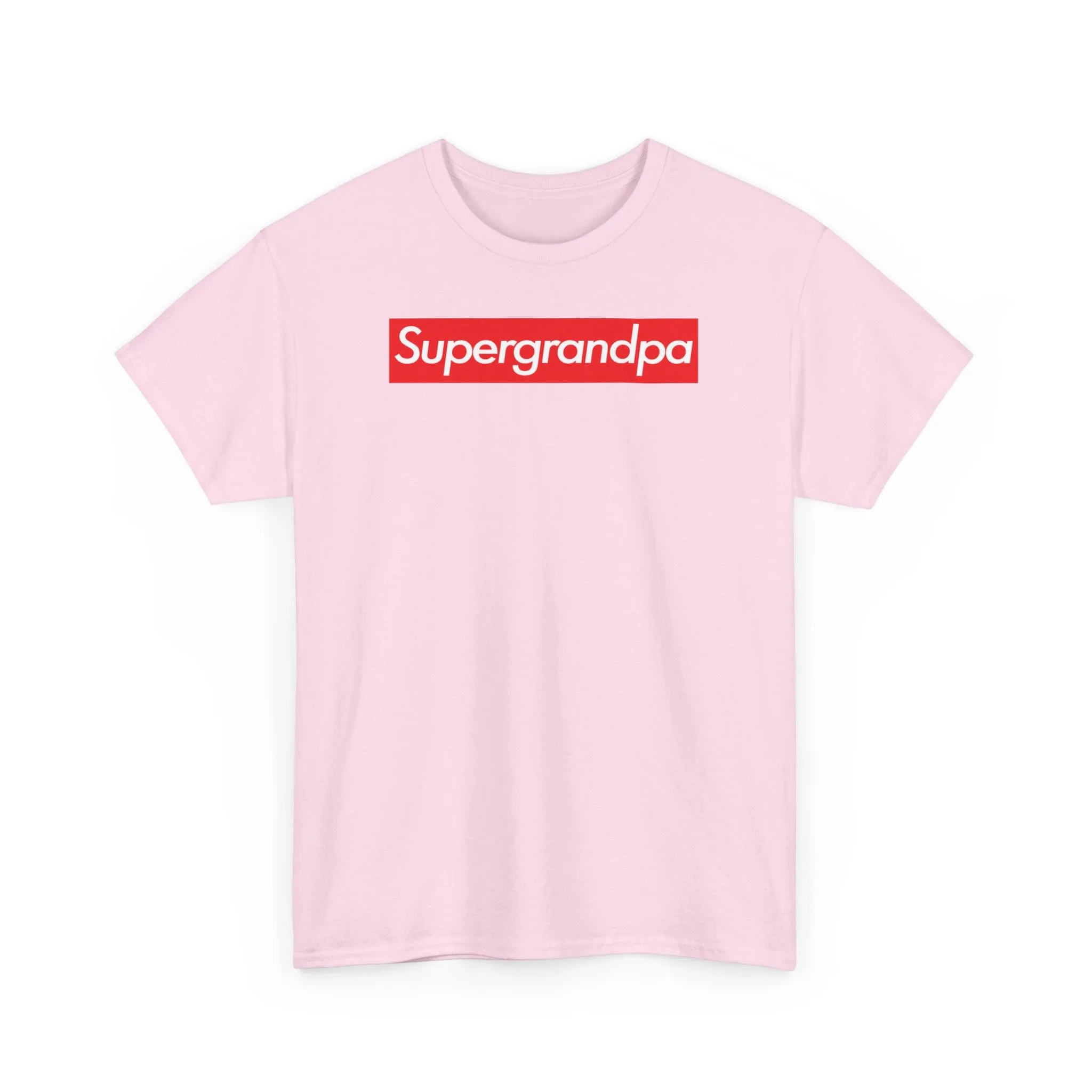 Supergrandpa Unisex Heavy Cotton Tee Shirt T-shirt super Inspired Funny Grandfather Grandpa Appreciation Gift For Grandfathers Thank You Thankful Birthday Christmas