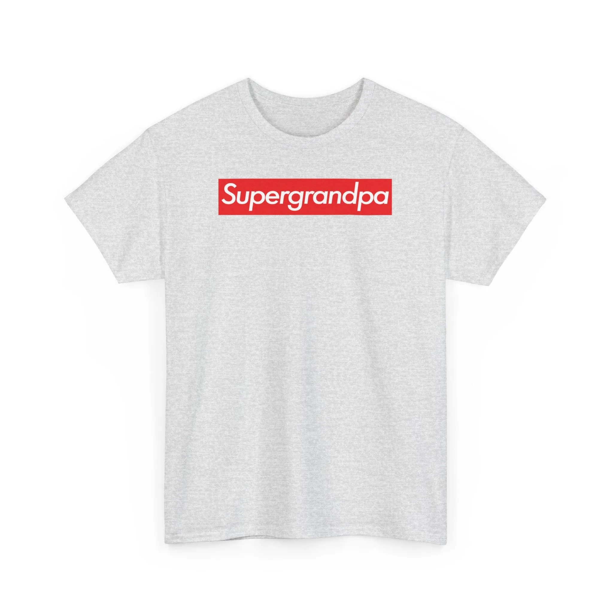 Supergrandpa Unisex Heavy Cotton Tee Shirt T-shirt super Inspired Funny Grandfather Grandpa Appreciation Gift For Grandfathers Thank You Thankful Birthday Christmas