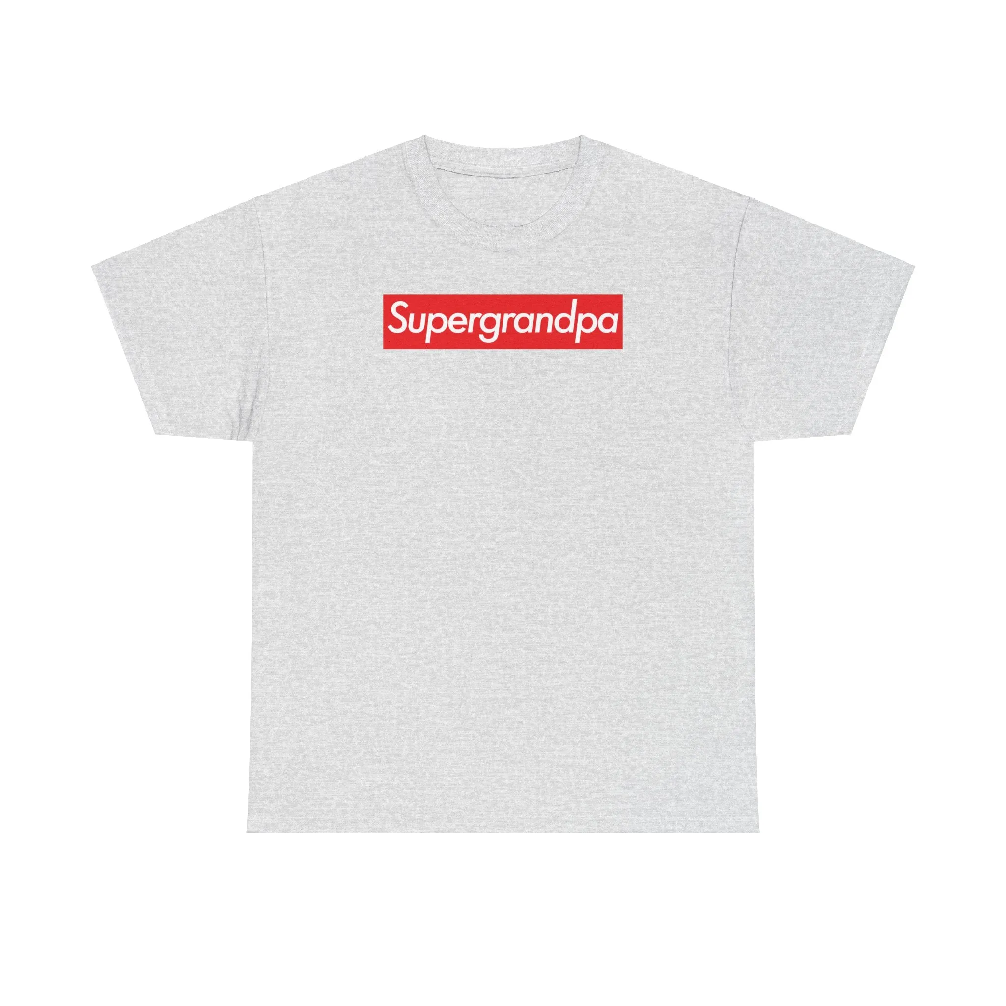 Supergrandpa Unisex Heavy Cotton Tee Shirt T-shirt super Inspired Funny Grandfather Grandpa Appreciation Gift For Grandfathers Thank You Thankful Birthday Christmas