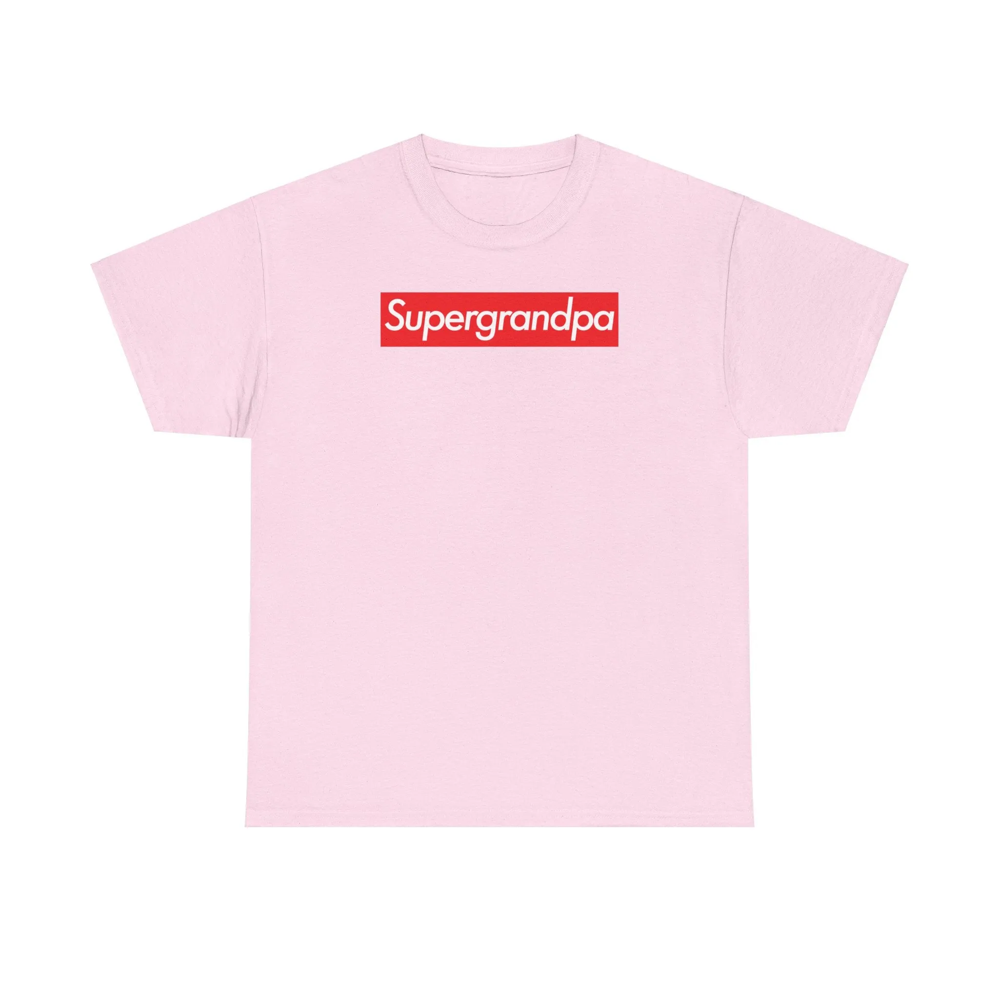 Supergrandpa Unisex Heavy Cotton Tee Shirt T-shirt super Inspired Funny Grandfather Grandpa Appreciation Gift For Grandfathers Thank You Thankful Birthday Christmas