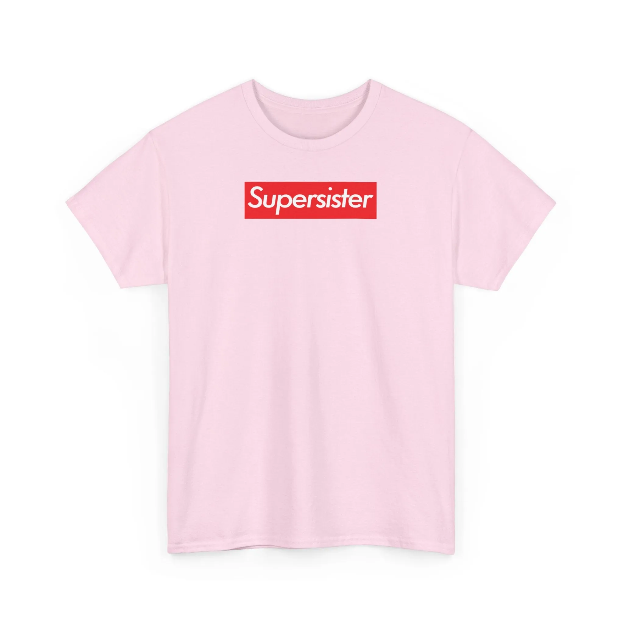 Supersister Unisex Heavy Cotton Tee Shirt T-shirt super Inspired Funny Sister Sisters Appreciation Gift For Sis Thank You Thankful Birthday Christmas