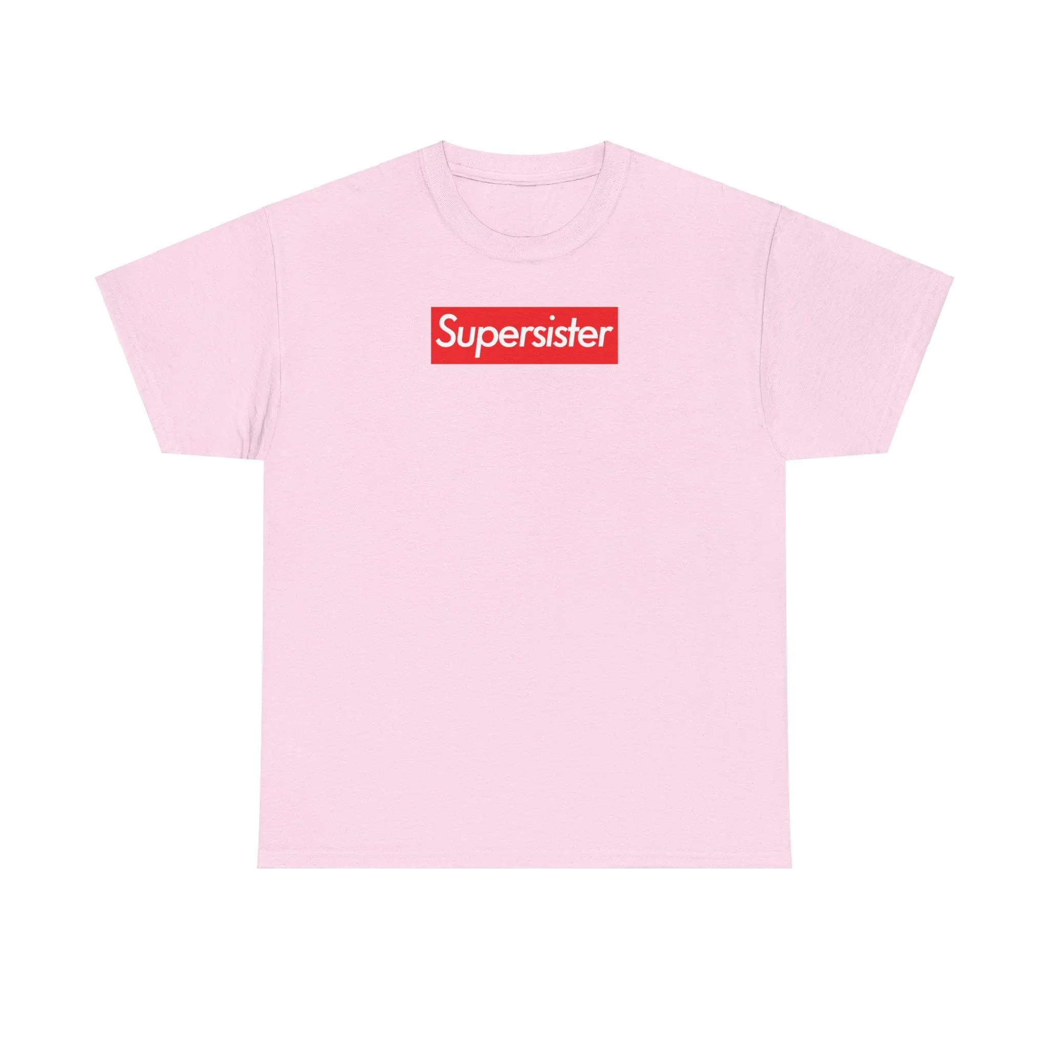 Supersister Unisex Heavy Cotton Tee Shirt T-shirt super Inspired Funny Sister Sisters Appreciation Gift For Sis Thank You Thankful Birthday Christmas