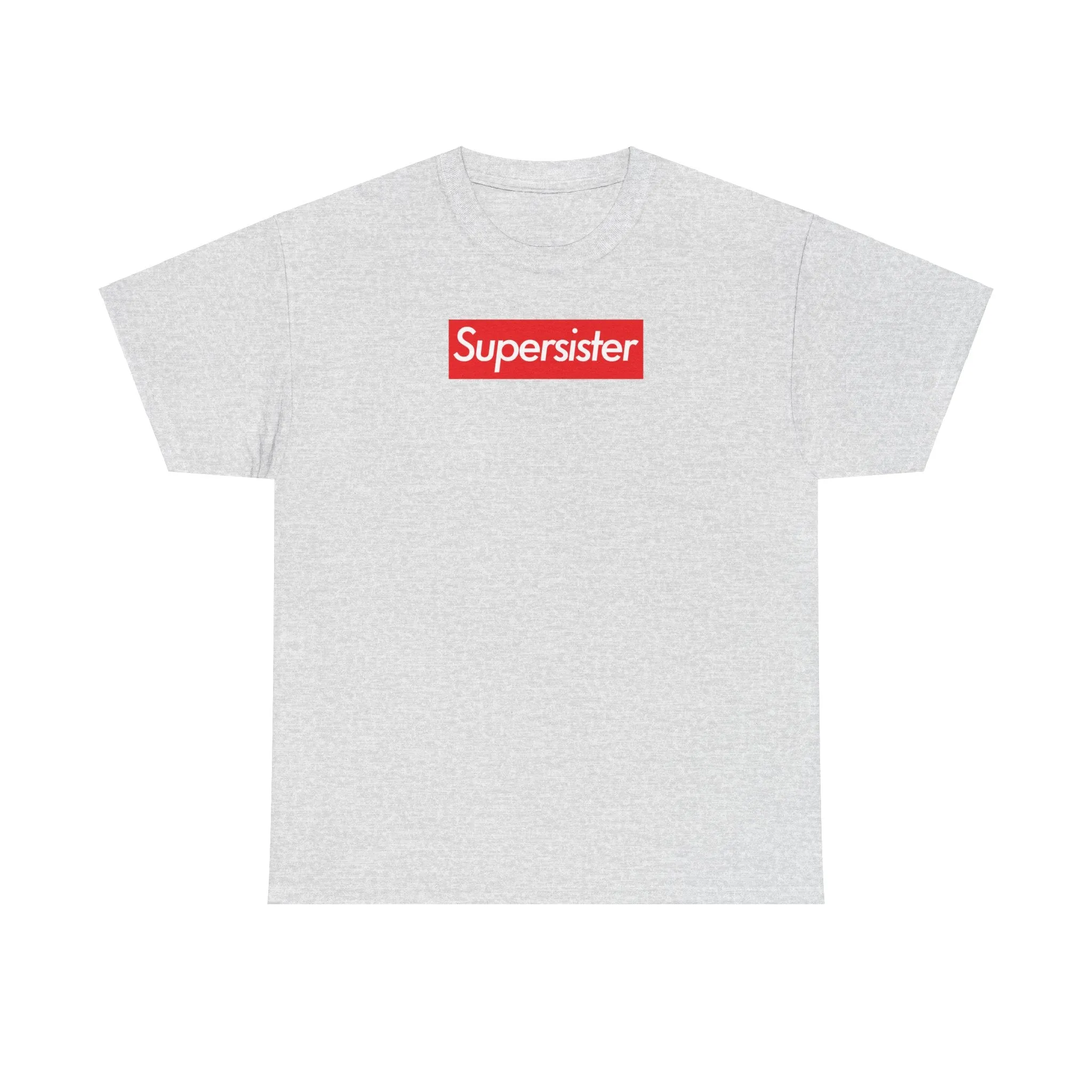 Supersister Unisex Heavy Cotton Tee Shirt T-shirt super Inspired Funny Sister Sisters Appreciation Gift For Sis Thank You Thankful Birthday Christmas