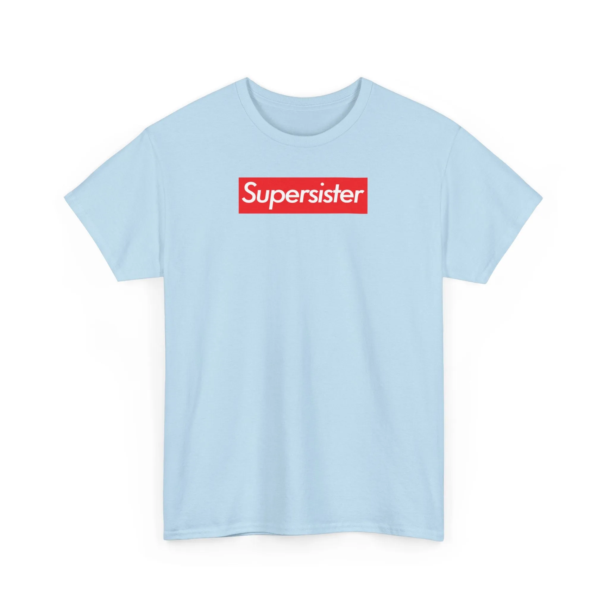Supersister Unisex Heavy Cotton Tee Shirt T-shirt super Inspired Funny Sister Sisters Appreciation Gift For Sis Thank You Thankful Birthday Christmas