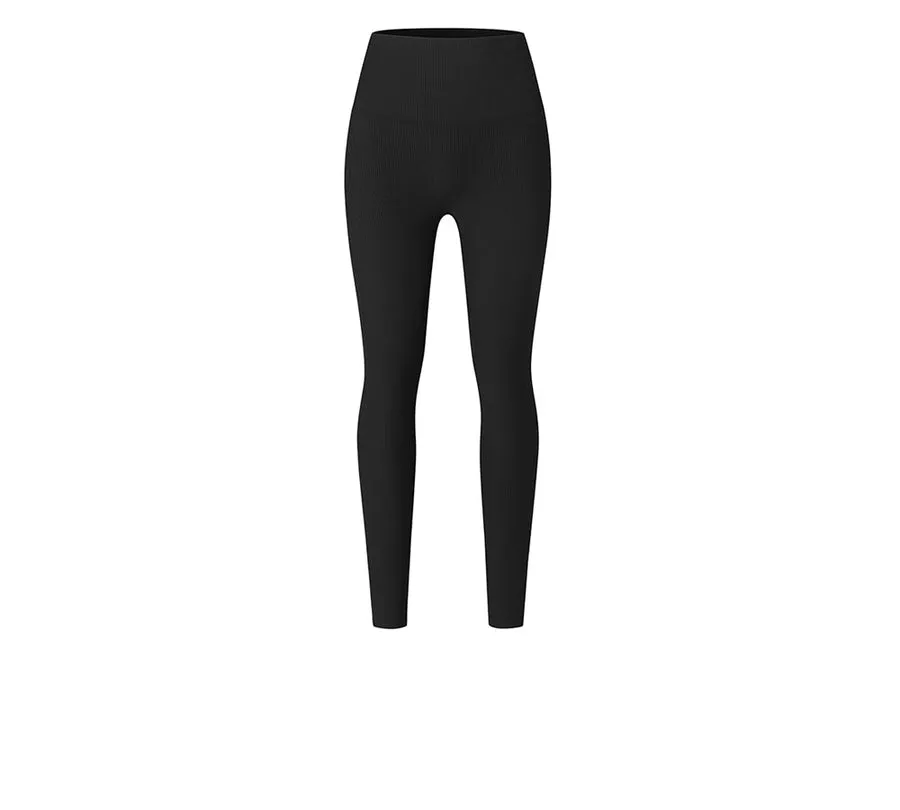 TARRAMARRA High-Waist Ruched Butt Lifting Flow Ribbed Ankle Legging