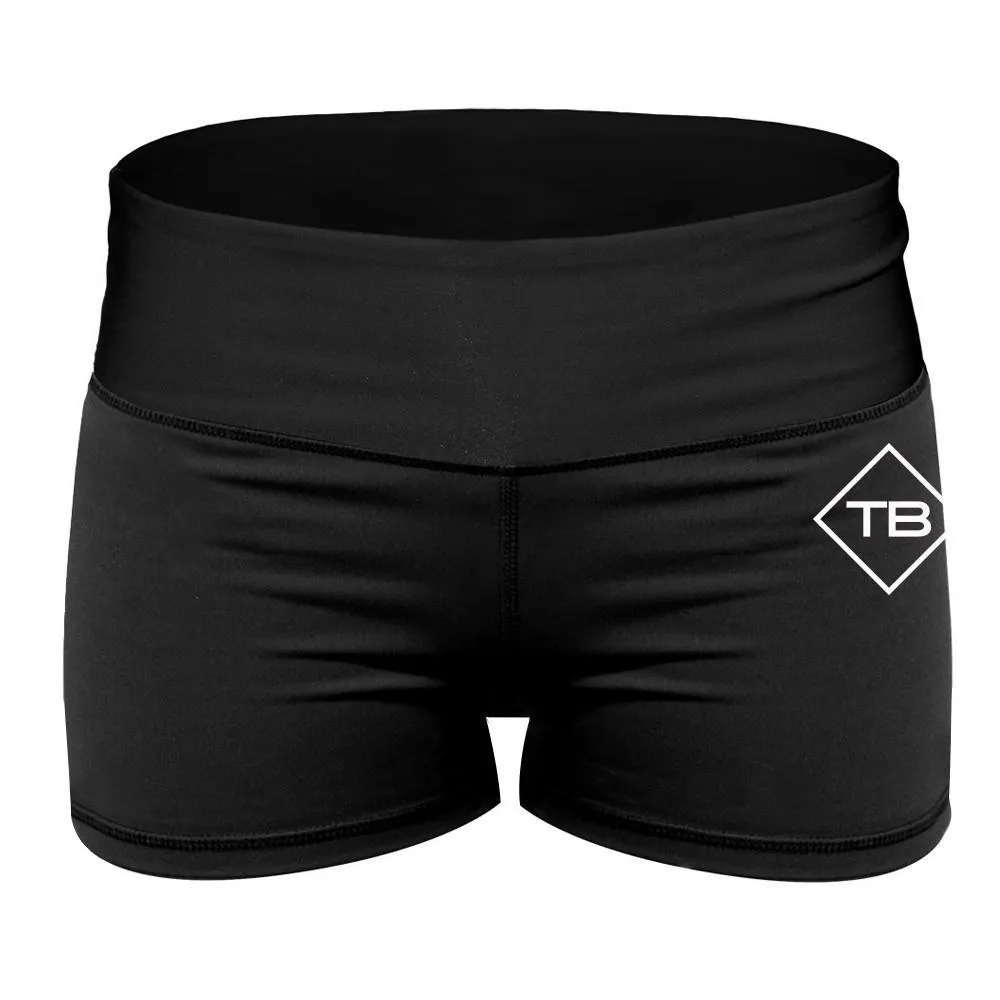 The Brave Women's Flow Longer Active Shorts - Black Diamond