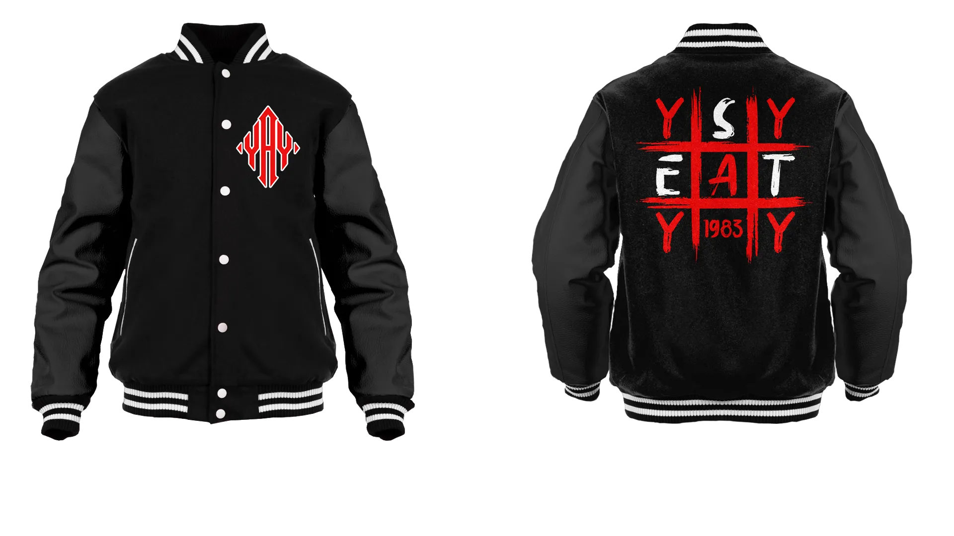 Tic Tac Yay Diamond Logo Varsity Jacket