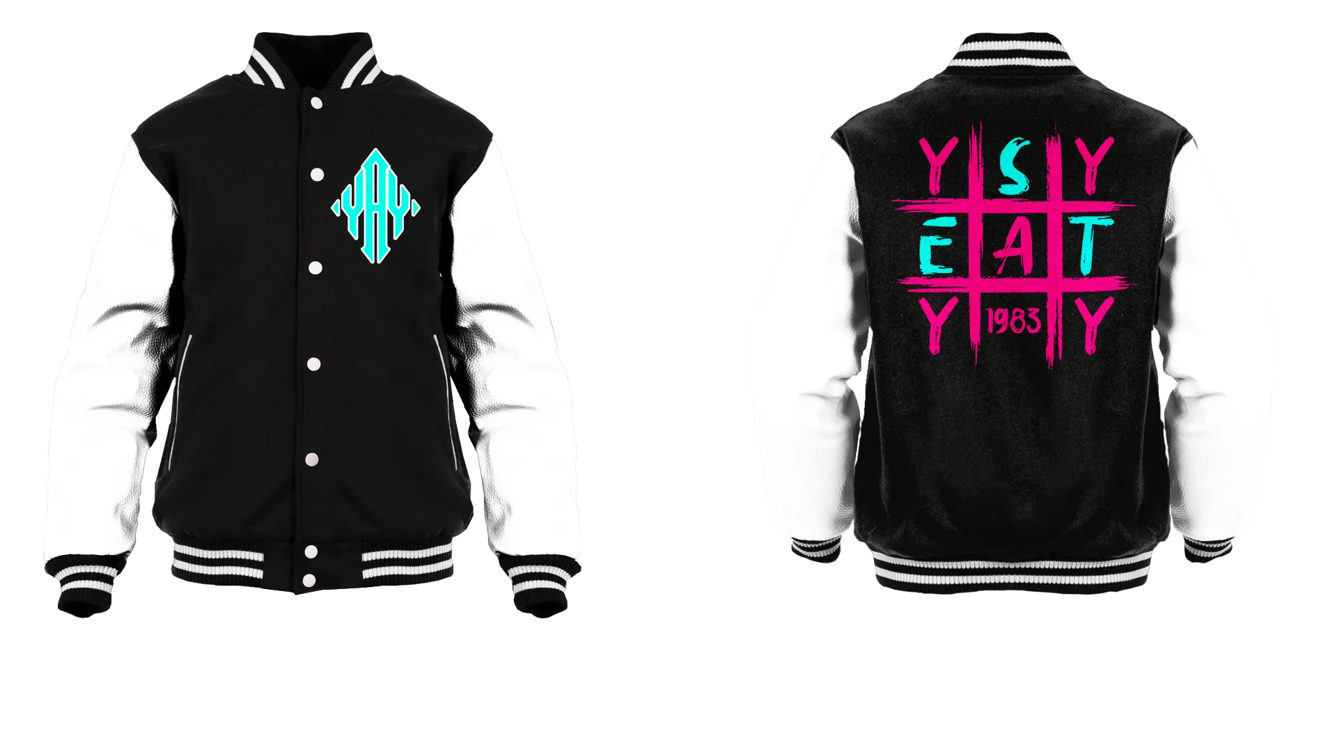 Tic Tac Yay Diamond Logo Varsity Jacket