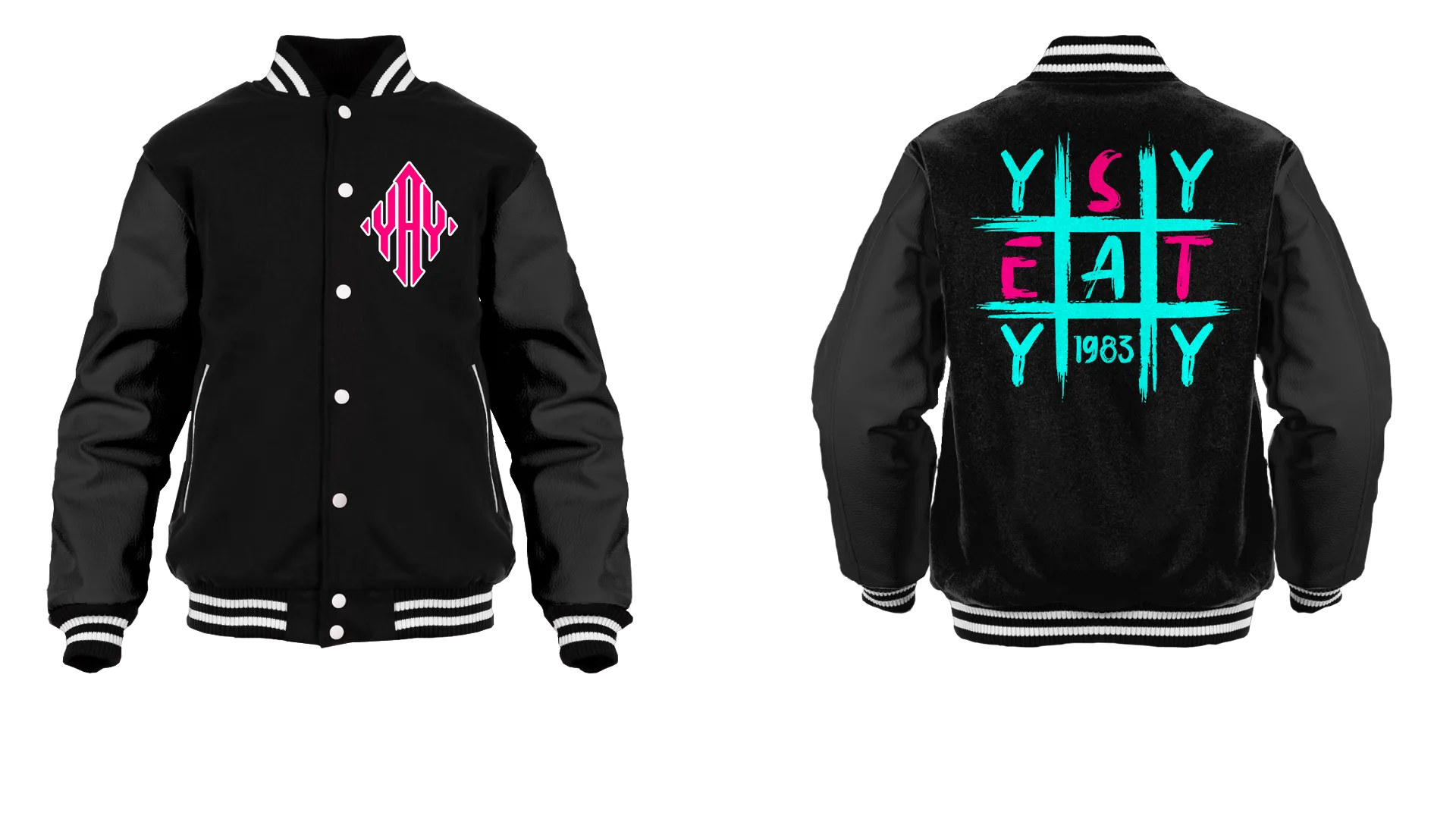 Tic Tac Yay Diamond Logo Varsity Jacket