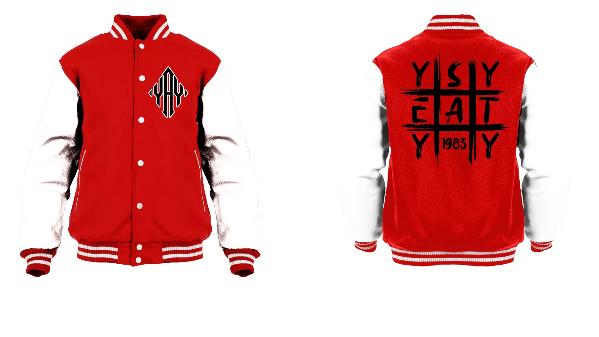 Tic Tac Yay Diamond Logo Varsity Jacket