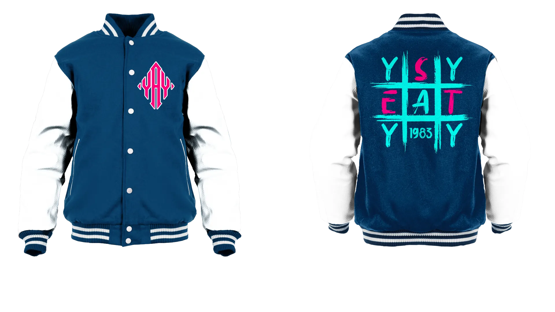 Tic Tac Yay Diamond Logo Varsity Jacket