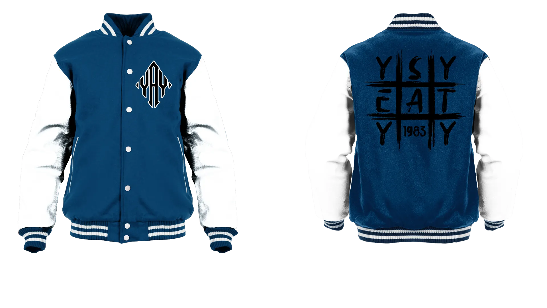 Tic Tac Yay Diamond Logo Varsity Jacket