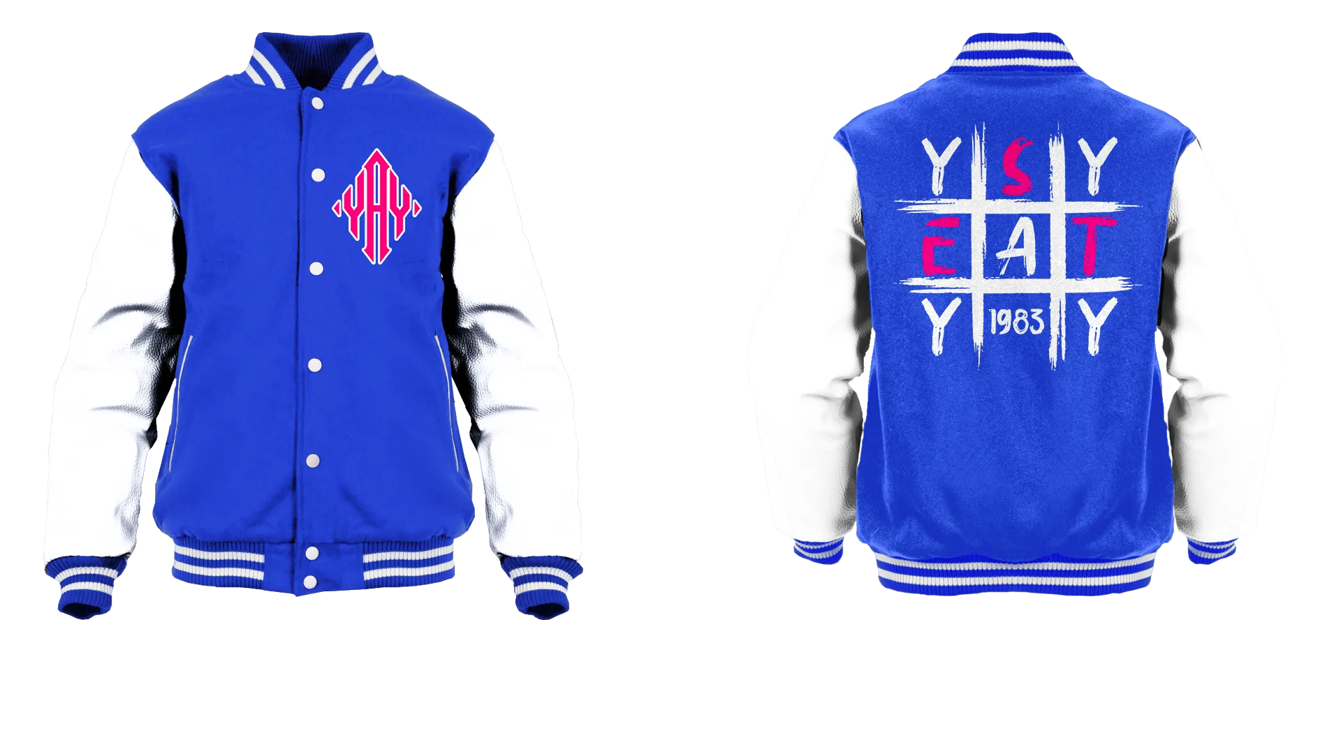 Tic Tac Yay Diamond Logo Varsity Jacket