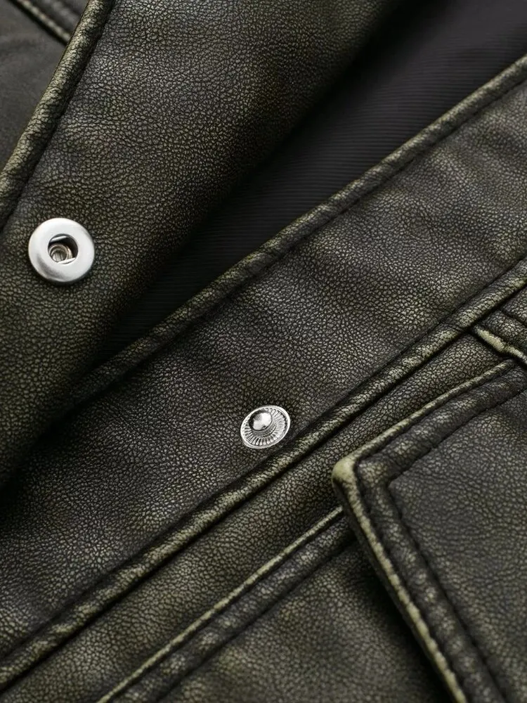 Vintage High Street Moto Jacket